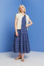 Women Esprit Ink Dresses light woven Dresses XF444499 - Image 2