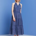 Women Esprit Ink Dresses light woven Dresses XF444499
