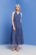 Women Esprit Ink Dresses light woven Dresses XF444499