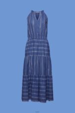 Women Esprit Ink Dresses light woven Dresses XF444499 - Image 5