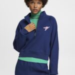 Women Esprit Ink Half-zip sweatshirt Sweatshirts & Hoodies XF4444162