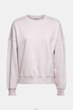 Women Esprit Lavender Relaxed Fit Sweatshirt Sweatshirts & Hoodies XF4444525 - Image 5