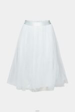 Women Esprit Light Aqua Green Midi skirt with glitter effect Skirts XF4444268 - Image 5
