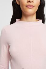 Women Esprit Light Pink Boat neck long sleeve top Long Sleeve XF4444368 - Image 3