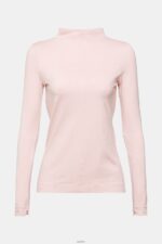 Women Esprit Light Pink Boat neck long sleeve top Long Sleeve XF4444368 - Image 5