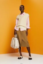 Women Esprit Light Pink Oversized white cotton blouse Blouses XF4444407 - Image 2