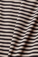 Women Esprit Light Taupe Striped polo dress Dresses XF4444434 - Image 4