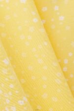 Women Esprit Light Yellow Patterned mini dress with a bow tie Dresses XF4444128 - Image 4