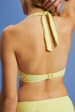 Women Esprit Lime Yellow Beach Tops Wireless Swim XF444447 - Image 2