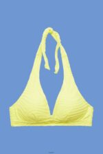 Women Esprit Lime Yellow Beach Tops Wireless Swim XF444447 - Image 4