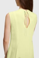 Women Esprit Lime Yellow RAYON SILK Tank Dress Dresses XF4444452 - Image 2