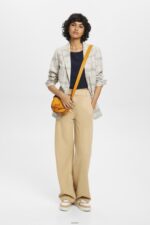 Women Esprit Navy Cropped sleeveless blouse Blouses XF4444310 - Image 2