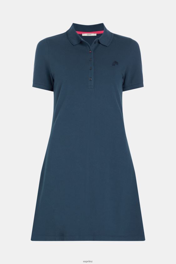 Women Esprit Navy Dolphin Tennis Club Classic Polo Dress Dresses XF4444506 - Image 4