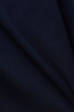 Women Esprit Navy Drawstring Crepe Midi Dress Dresses XF444451 - Image 4