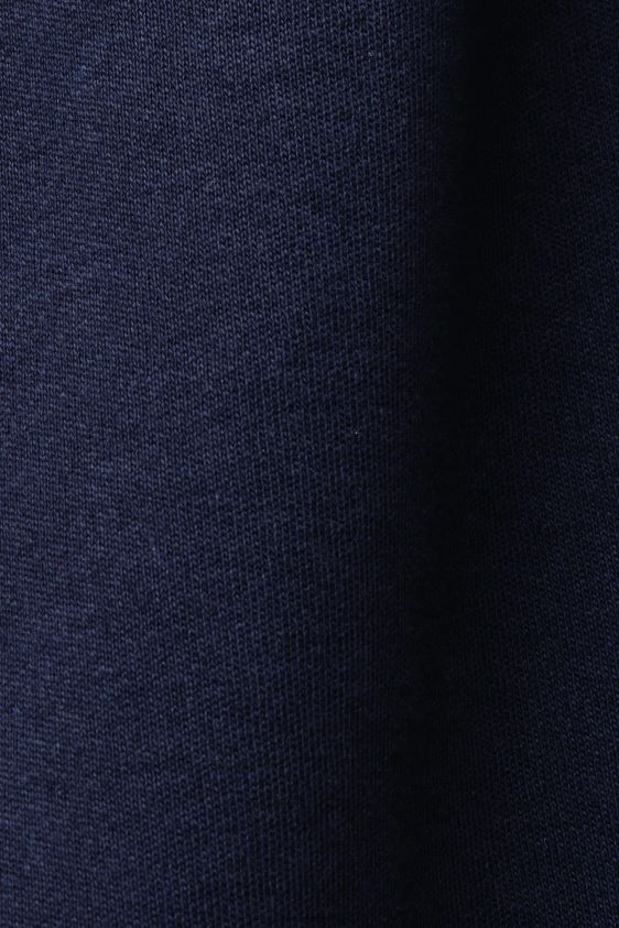 Women Esprit Navy Jersey midi dress with a tie belt Dresses XF444463 - Image 4