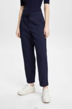 Women Esprit Navy Jogger style trousers Joggers XF444426