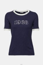 Women Esprit Navy Print t-shirt T-Shirts XF4444543 - Image 5