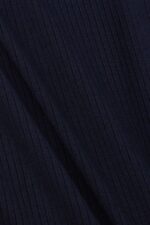 Women Esprit Navy Ribbed tank top Tank XF4444304 - Image 4