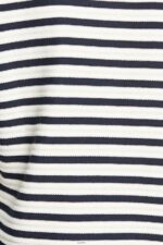 Women Esprit Navy Striped cardigan Sweaters XF4444448 - Image 4