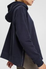 Women Esprit Navy Sweatshirt hoodie Sweatshirts & Hoodies XF4444511 - Image 3
