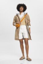 Women Esprit Off White High-rise shorts Shorts XF4444264 - Image 2