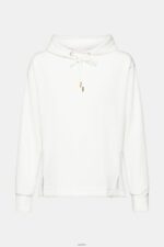 Women Esprit Off White Logo print hoodie Sweatshirts & Hoodies XF4444558 - Image 5