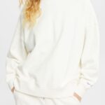 Women Esprit Off White Relaxed Fit Sweatshirt Sweatshirts & Hoodies XF4444523