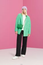 Women Esprit Off White Stand-up collar sweatshirt, cotton blend Sweatshirts & Hoodies XF4444446 - Image 2