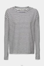 Women Esprit Off White Striped long sleeve, 100% cotton Long Sleeve XF4444251 - Image 5