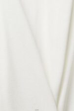 Women Esprit Off White Top with lace, LENZING ECOVERO Top XF4444243 - Image 4
