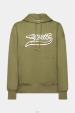 Women Esprit Olive Logo print hoodie Sweatshirts & Hoodies XF4444170 - Image 5