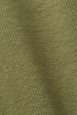 Women Esprit Olive Ribbed tank top Tank XF4444283 - Image 4