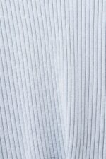 Women Esprit Pastel Blue Ribbed jumper Sweaters XF4444274 - Image 4