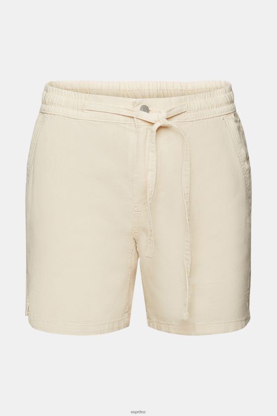 Women Esprit Pastel Pink Casual shorts with elasticated waistband Shorts XF4444299 - Image 5