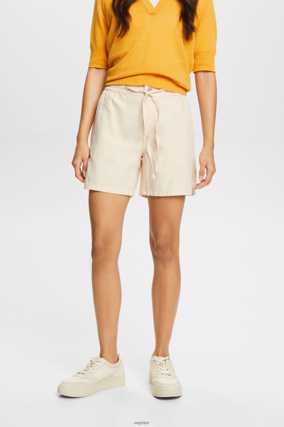 Women Esprit Pastel Pink Casual shorts with elasticated waistband Shorts XF4444299 - Image 1