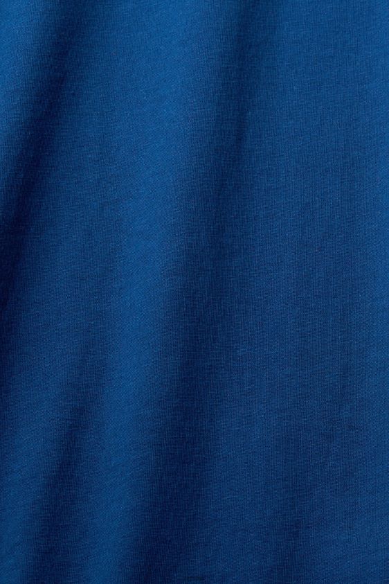Women Esprit Petrol Blue Long-sleeved t-shirt with logo T-Shirts XF4444462 - Image 4