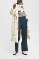 Women Esprit Petrol Blue Wide leg trousers Trousers & Pants XF4444437 - Image 2