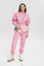 Women Esprit Pink Cropped sweatshirt Sweatshirts & Hoodies XF4444157 - Image 2
