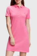 Women Esprit Pink Dolphin Tennis Club Classic Polo Dress Dresses XF4444508
