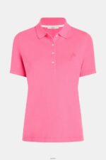 Women Esprit Pink Dolphin Tennis Club Classic Polo Polos XF4444499 - Image 4
