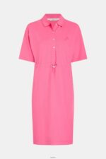 Women Esprit Pink Dolphin Tennis Club Pleated Polo Dress Dresses XF4444503 - Image 4