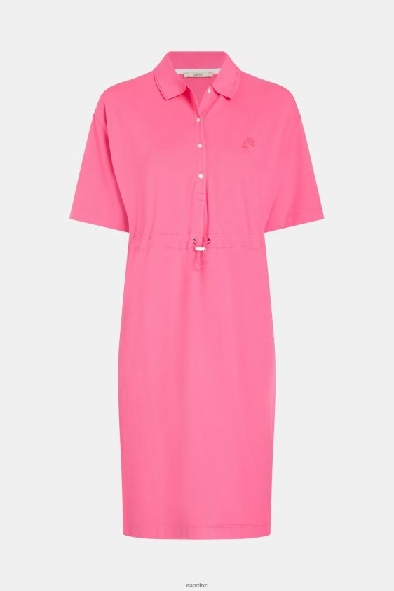 Women Esprit Pink Dolphin Tennis Club Pleated Polo Dress Dresses XF4444503 - Image 4