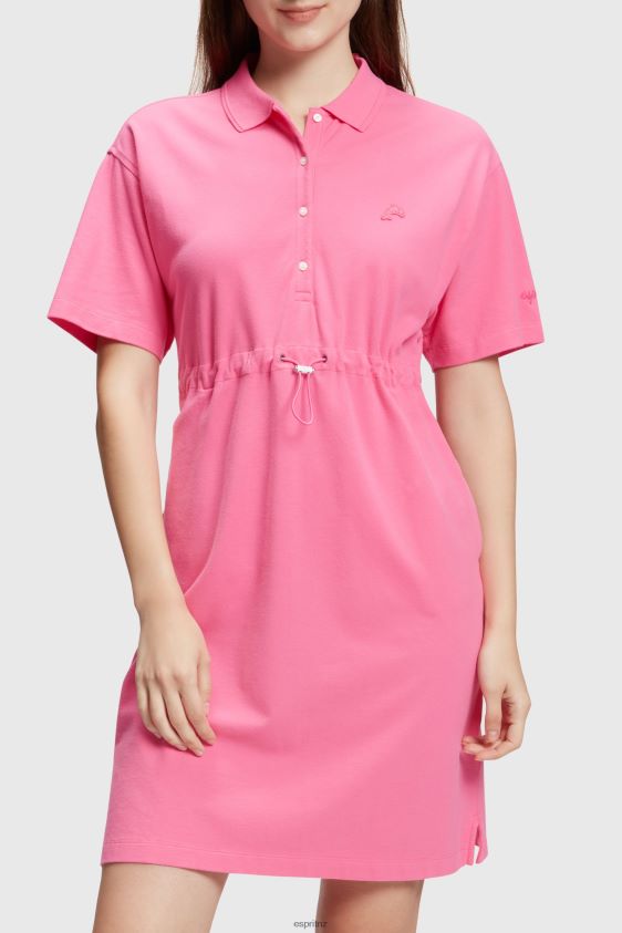 Women Esprit Pink Dolphin Tennis Club Pleated Polo Dress Dresses XF4444503 - Image 1
