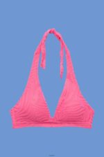 Women Esprit Pink Fuchsia Beach Tops Wireless Swim XF444446 - Image 4