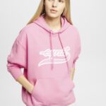 Women Esprit Pink Logo print hoodie Sweatshirts & Hoodies XF4444172