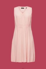 Women Esprit Pink Mini dress with a smocked waist Dresses XF4444229 - Image 5
