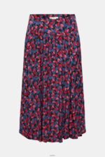 Women Esprit Pink Printed midi-skirt with gathers Skirts XF4444421 - Image 5
