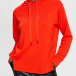 Women Esprit Red Logo print hoodie Sweatshirts & Hoodies XF4444559