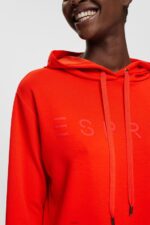 Women Esprit Red Logo print hoodie Sweatshirts & Hoodies XF4444559 - Image 3