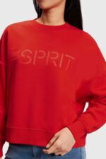 Women Esprit Red Logo print sweatshirt Sweatshirts & Hoodies XF4444465 - Image 2